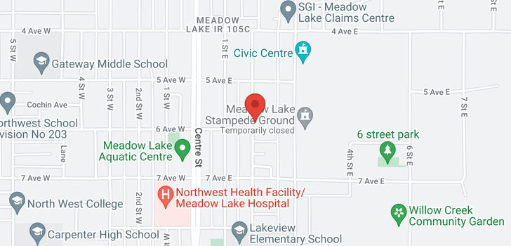 map of 520 2nd ST E